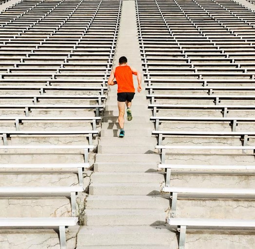 A man running